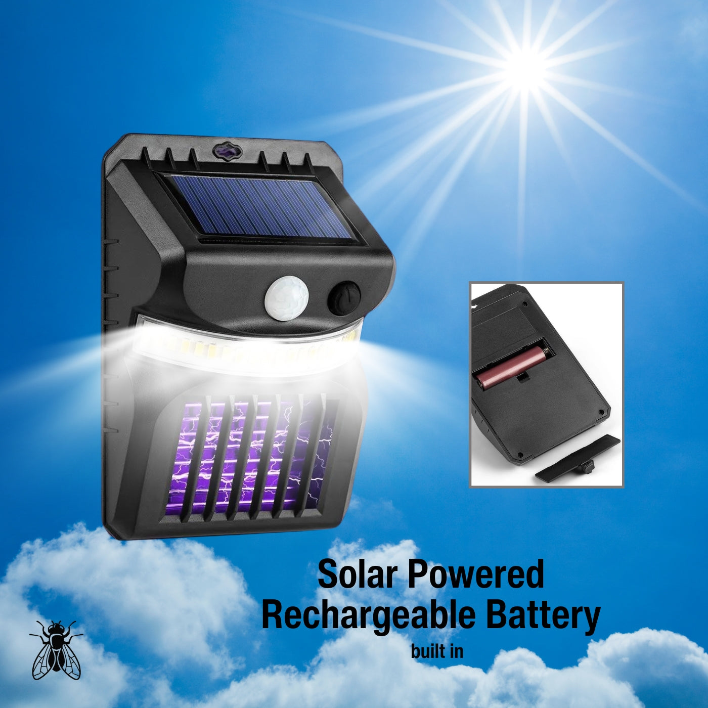 Fly Zapper Outdoor Solar Repeller