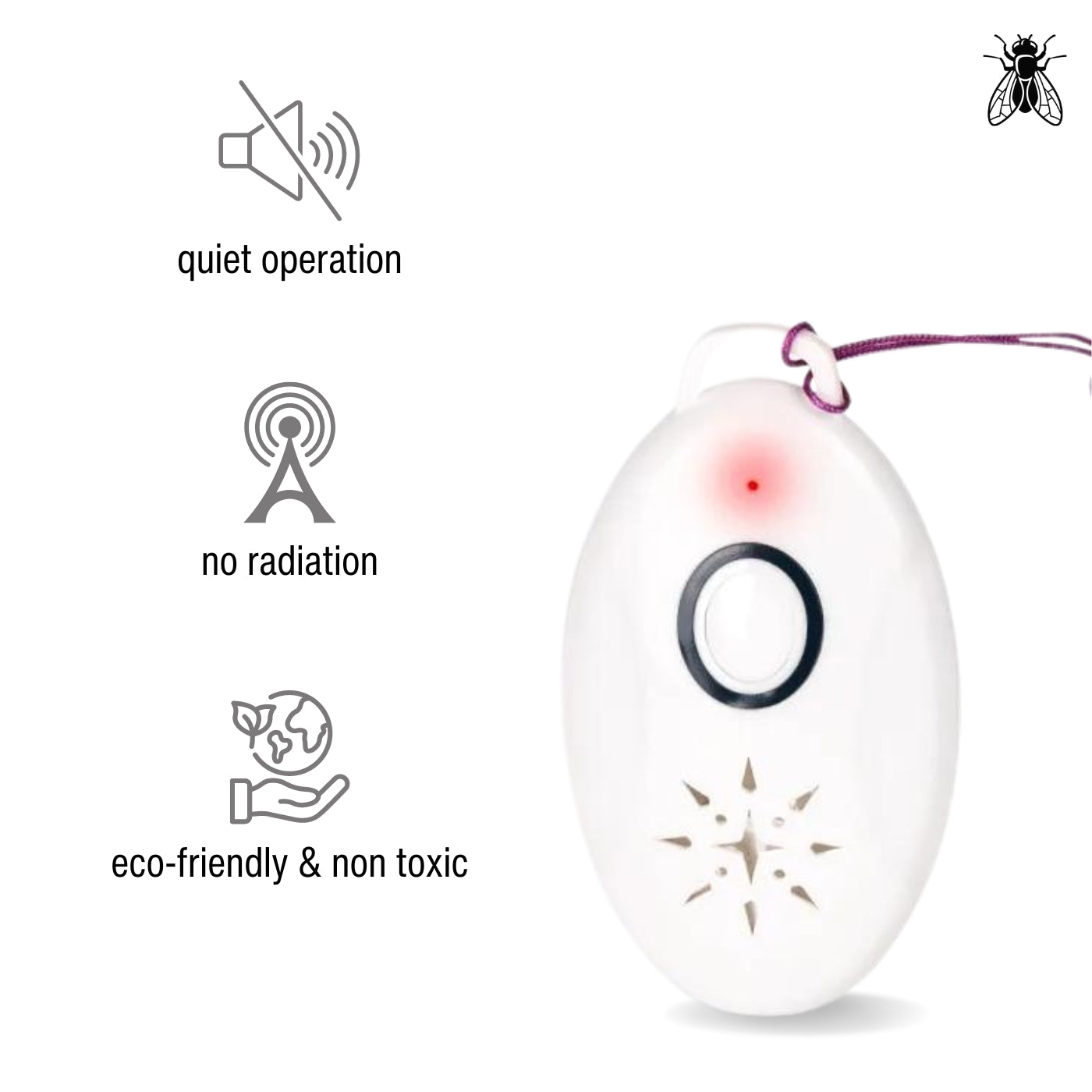 Mini BuzzAway - Portable Flies & Insect Repeller